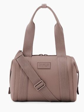 Dagne Dover Landon Carryall Mauve Shoulder Tote with Adjustable Strap